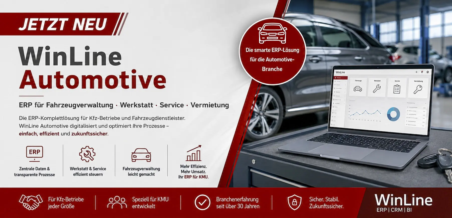 WinLine Automotive - ERP für Fahrzeughandel · Vermietung · Werkstatt · Service WinLine Automotive - ERP für Fahrzeughandel · Vermietung · Werkstatt · Service